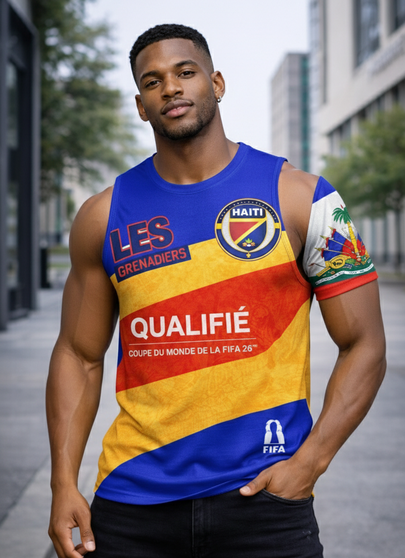 Maillot Les Grenadiers Haiti Qualifié - Édition Coupe du Monde FIFA 26