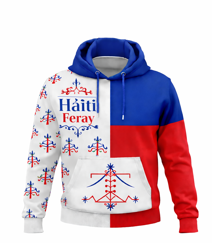 Haïti Feray - Chandail à Capuchon