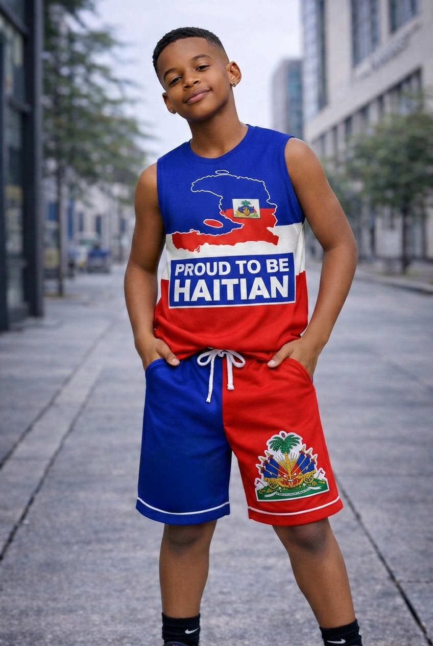 Ensemble Proud To Be Haitian Enfant