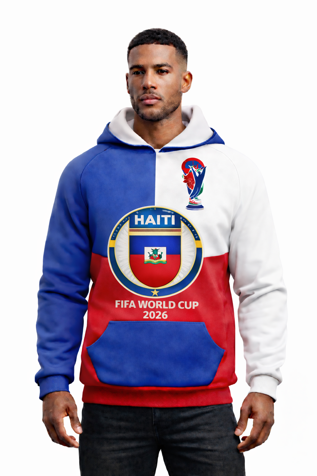 Hoodie Haïti Coupe du Monde FIFA 2026 - Édition Tricolore