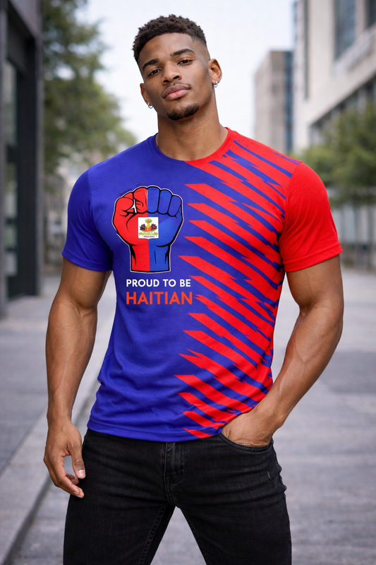 T-Shirt Proud to be Haitian - Édition Fierté