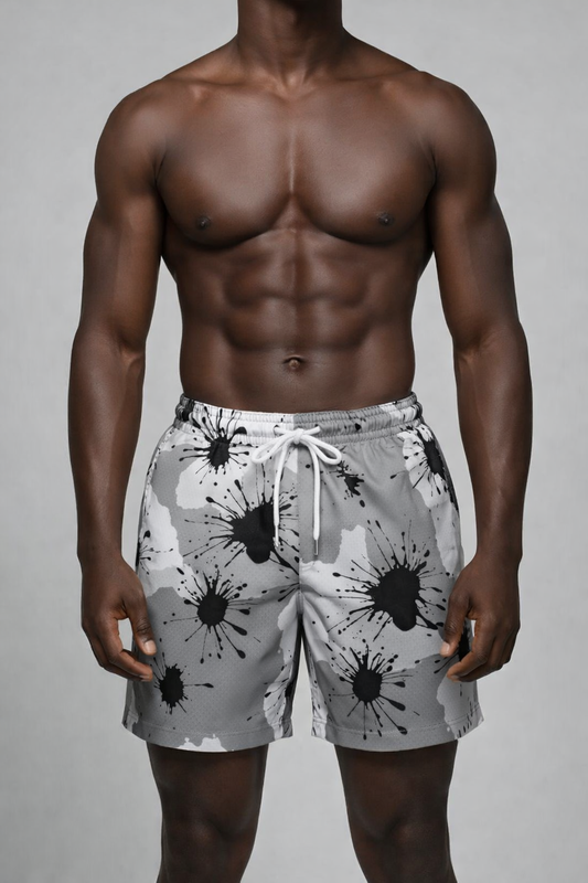 Short Splash – Imprimé Éclaboussures