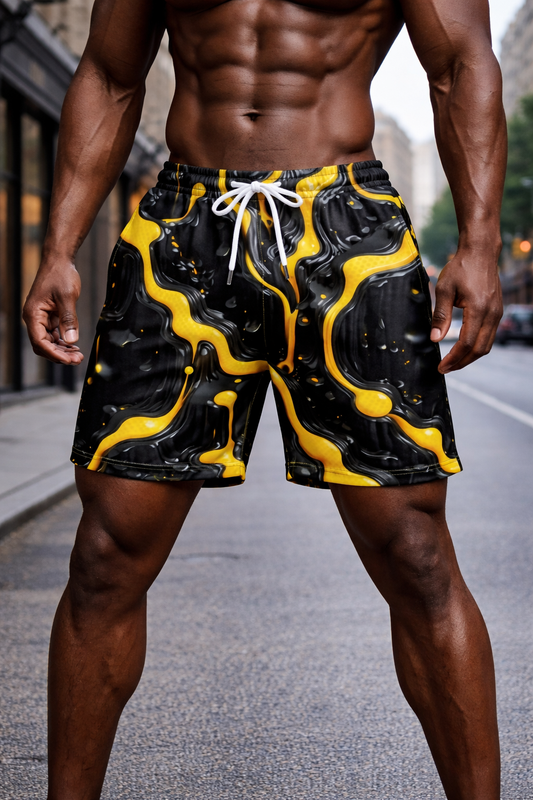 Short Lava Flow – Noir & Jaune Or