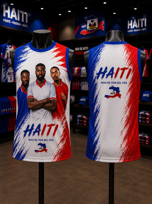 Débardeur Haïti Nou Se Yon Sel Fòs – Équipe Grenadiers All Over Print