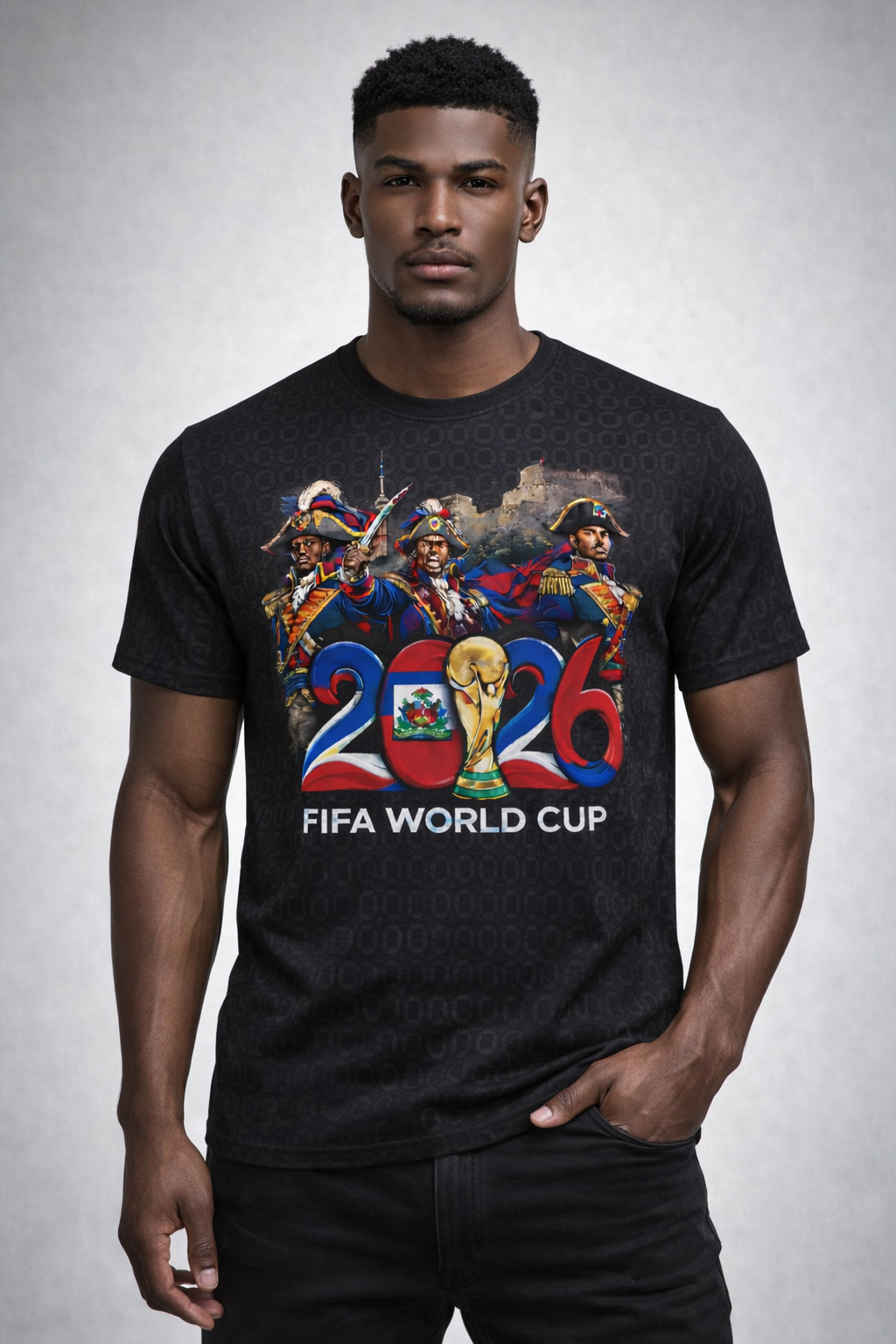 T-Shirt Haïti FIFA World Cup 2026 - Édition Héros Historiques