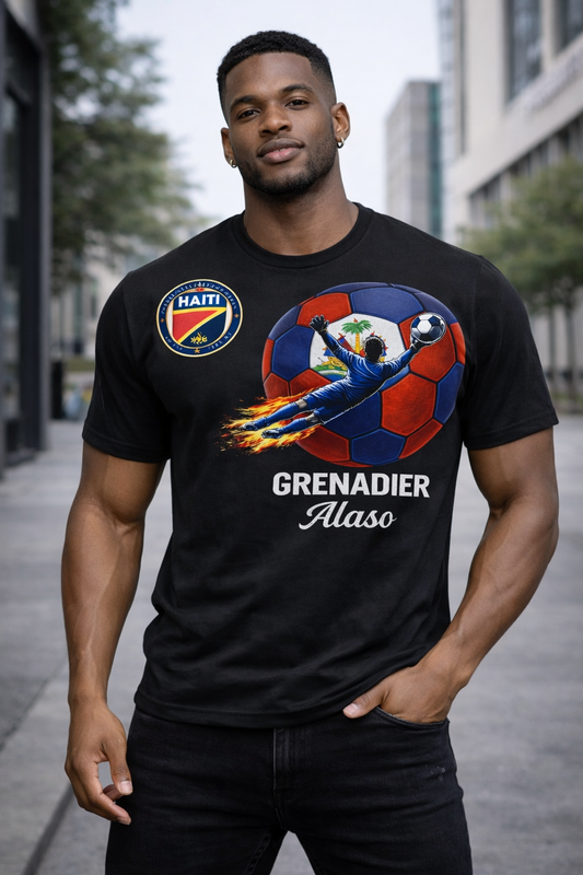 T-Shirt Grenadier Alaso - Édition Football Haïtien