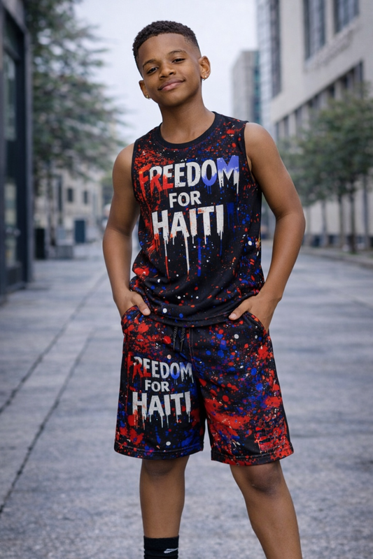 Ensemble Deux Pièces Freedom for Haiti pour Enfants