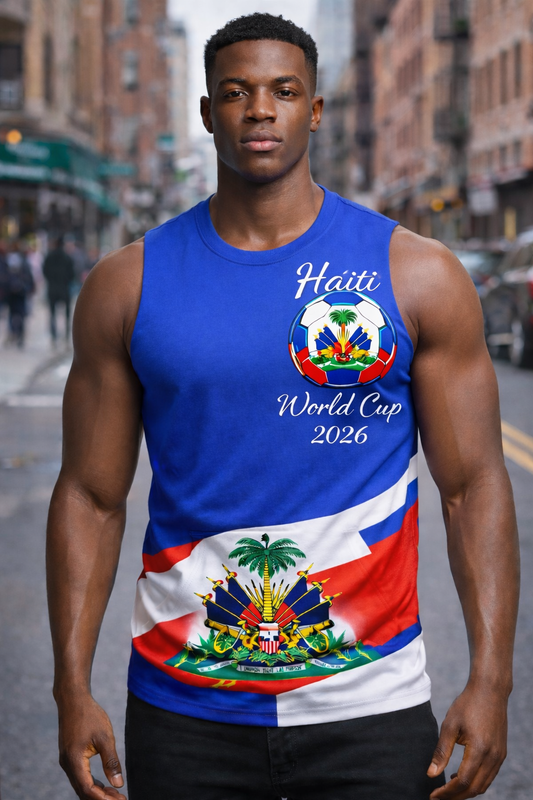 Tank Top Haïti World Cup 2026 – Édition Officielle Real Dream Collection