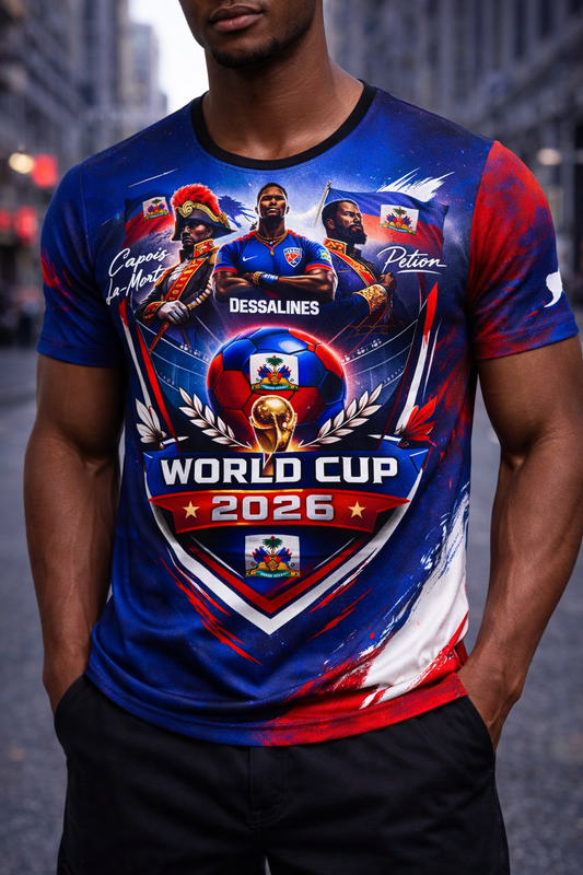 T-Shirt Dessalines World Cup 2026 - Édition Héros Historiques