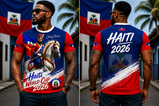 T-Shirt Haiti World Cup 2026 – Johnny Placide Édition 2