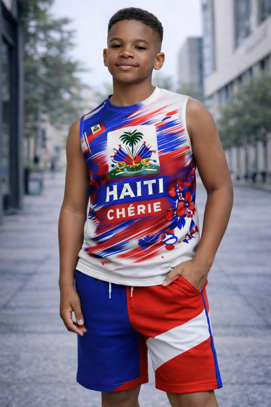 Ensemble Deux Pièces Haiti Chérie pour Enfants