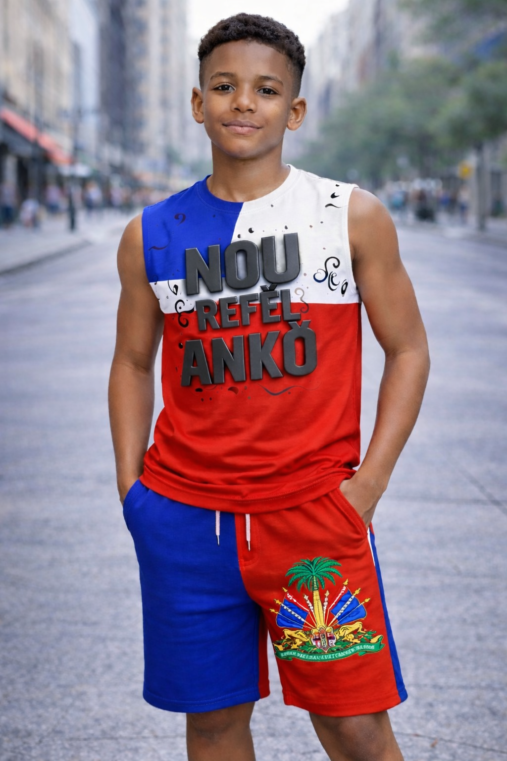 Ensemble Deux Pièces Nou Refel Anko pour Enfants