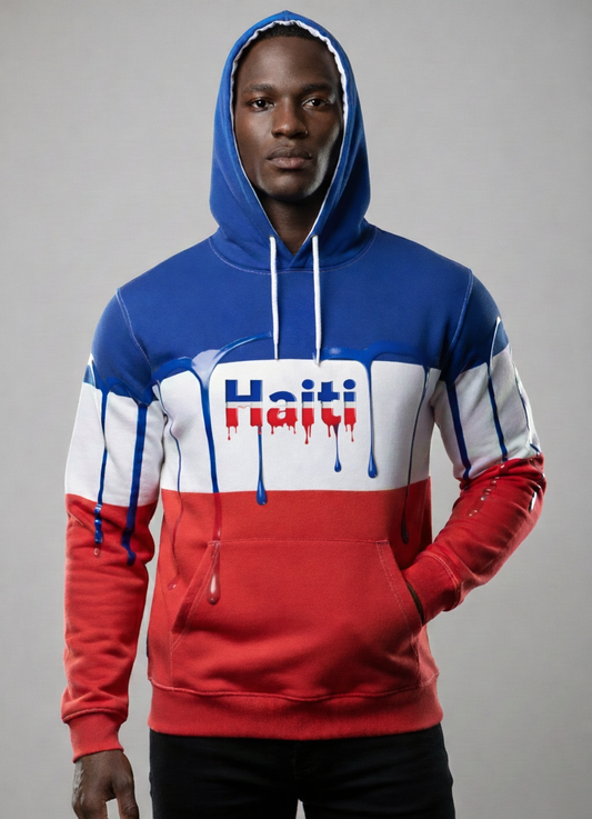 Chandail à capuchon Haiti