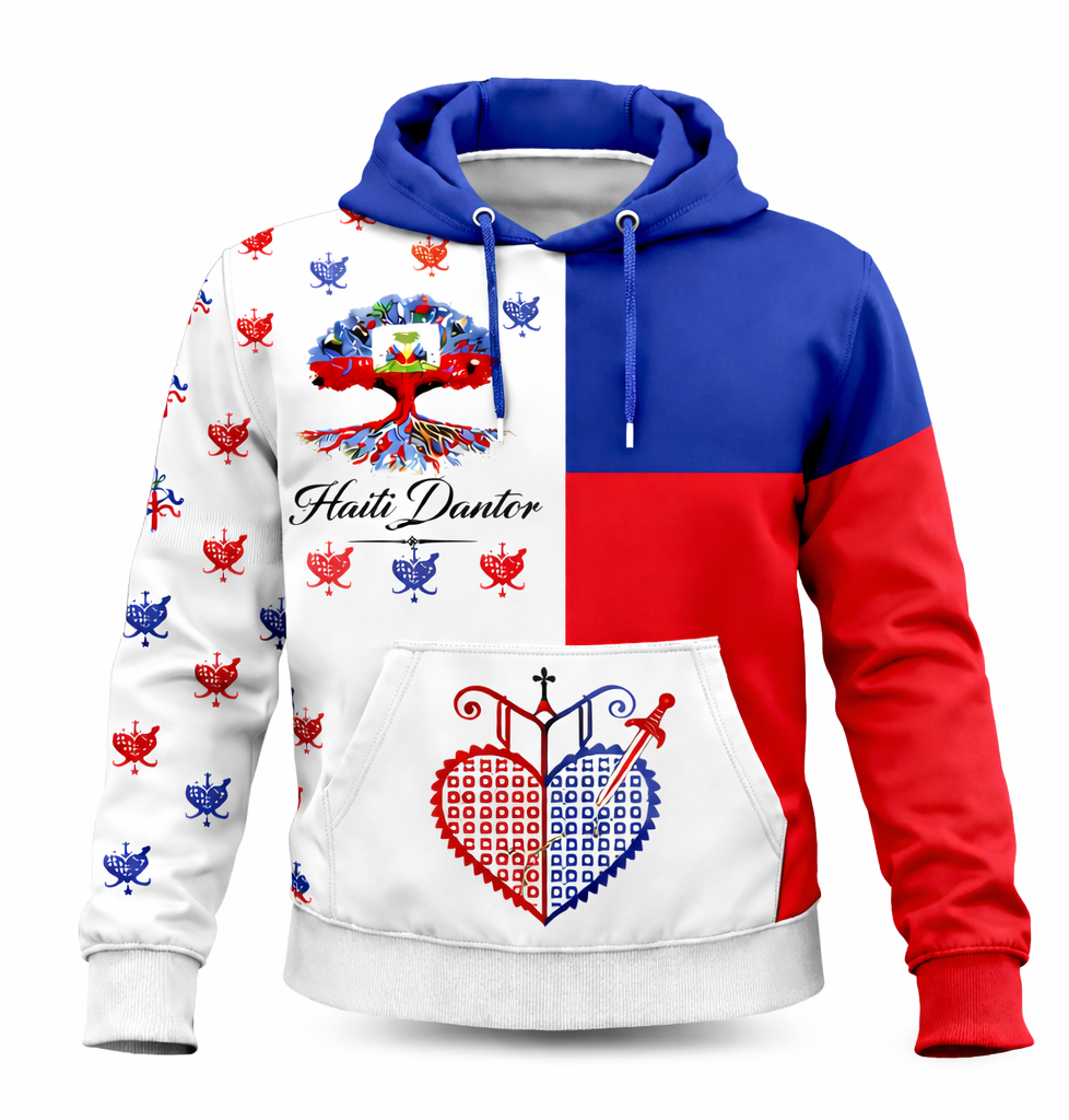 Chandail à Capuche Haiti Dantor