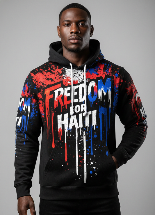 Sweat à Capuche Freedom for Haiti