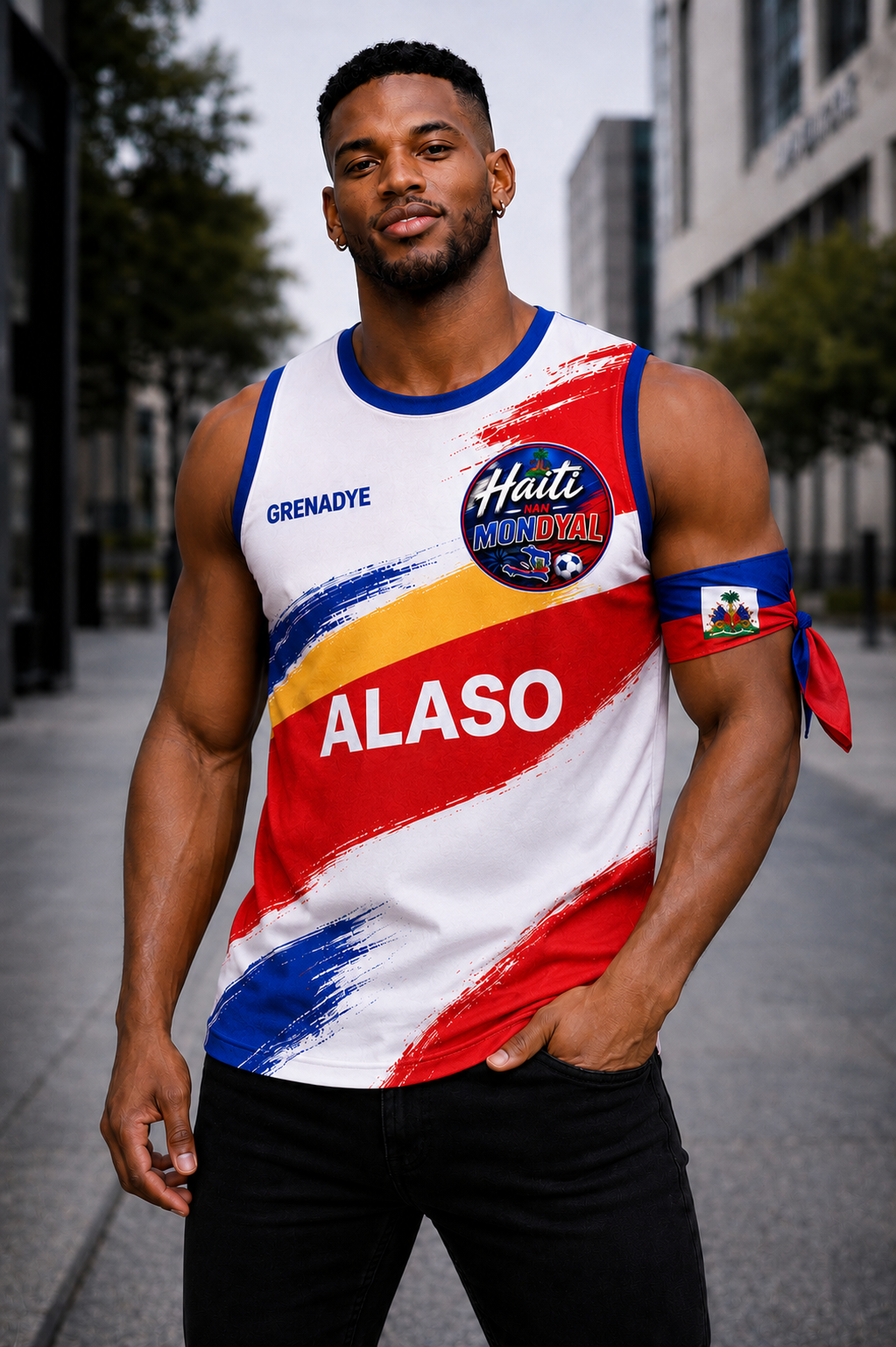 Maillot Les Grenadiers Haiti Qualifié - Édition Coupe du Monde FIFA 26