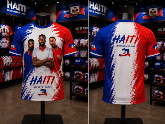 T-Shirt Haïti Nou Se Yon Sel Fòs – Équipe Nationale 2026